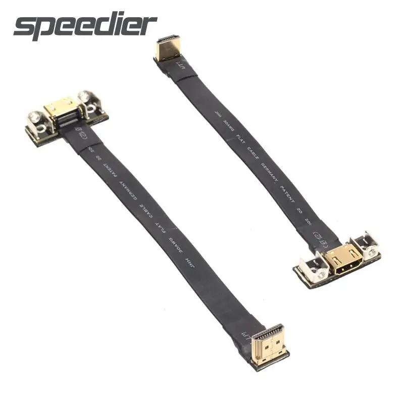 Cable de cinta plana Compatible con HD, adaptador estándar macho A hembra, extensor de tarjeta de vídeo GPU plegable 2,0, FFC, FPV, HD2.0