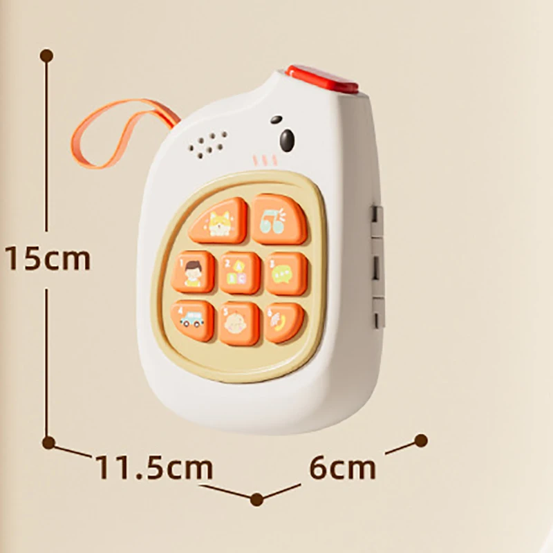 مونتيسوري مجلس مشغول لعبة الأنشطة الحسية ، لعبة التظاهر الطفل ، موسيقى الهاتف ، محاكاة التبديل ، متعددة الوظائف ، ألعاب السفر التعليمية #6