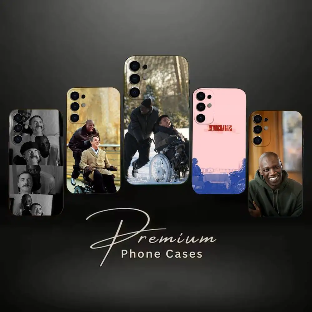 Funda de teléfono Intouchables Omar Sy, funda suave negra para Samsung S24,S23,S21,S22,S24,S30,S20Ultra Plus