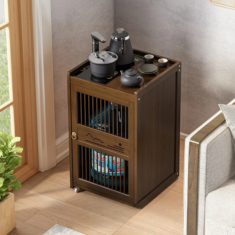 

Office tea table tea table locker mobile boiling water to make household sofa side cabinet tea cabinet side cabinet