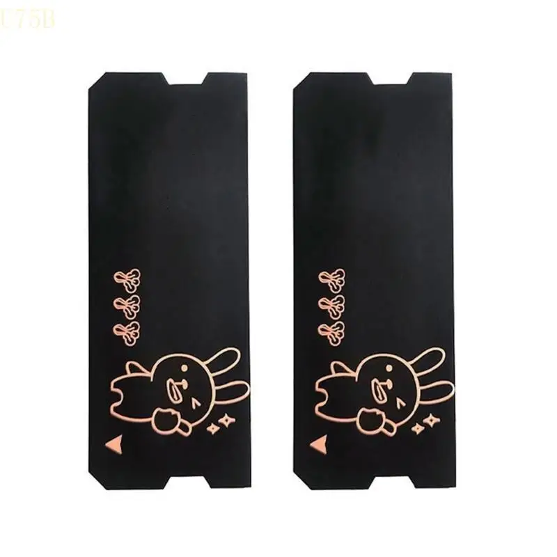U75B 2Pieces Memory Memory Pemysink Radiators для DDR5 DDR4 DDR3 DDR2