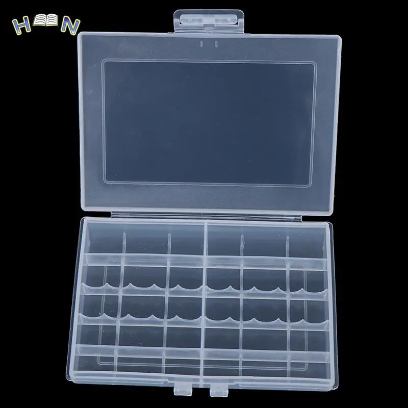 Plastic Battery Holder Box Organizer Container For AA And AAA Battery Storage Boxes Case Cover For AA & AAA Battery