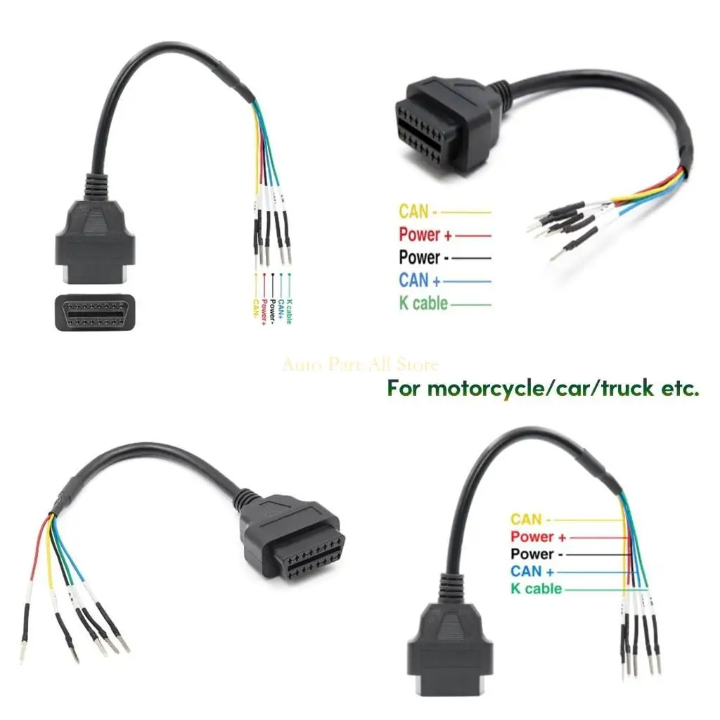 

J0MA Jumper -тестер разъем диагностического кабеля Universal K+CAN CABL 2 для транспортных средств для транспортных средств