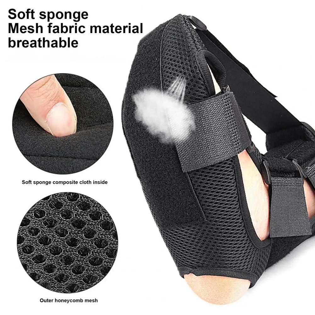 Plantar Fasciitis Night Splint Adjustable Sponge Padding Ankle Arch Support Stretch Boot Tendonitis Relief Foot Drop Brace