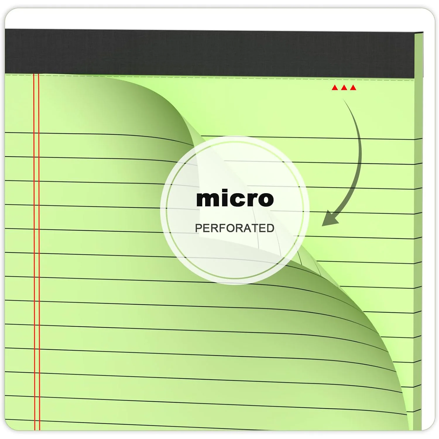 5Original Farbnotizbuch, 12,7 x 20,32Centimeter University Grid Notebook, Schreibnotizbuch, Legal-Notizpapier, zerreißbares Liniennotizbuch – Detail 6