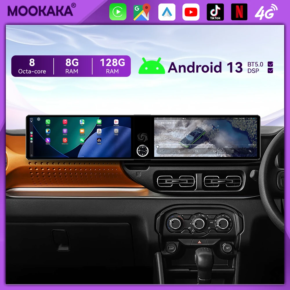 Qualcomm Android Radio For Citroen C3 2023-2026 Smart HD Screen GPS Multimedia Navigation Stereo Receiver player IPS Head Unit