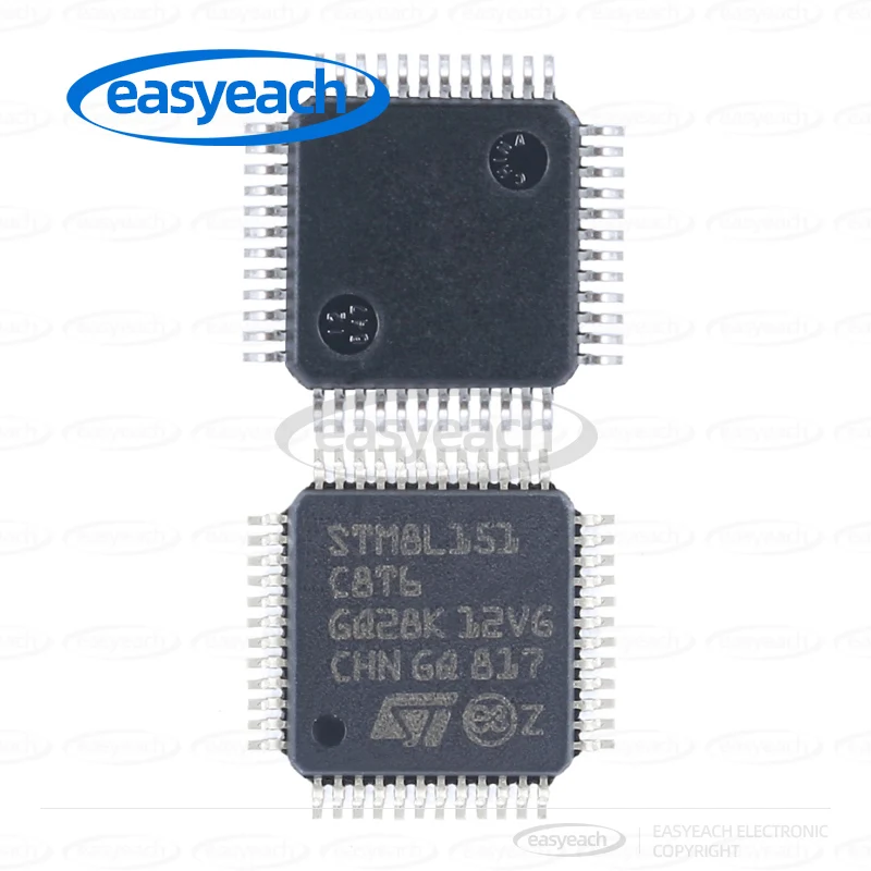 STM8L151C8T6 STMicroelectronics LQFP-48 16 ميجا هرتز/64 كيلو بايت فلاش/8 بت ميكروكنترولر-MCUs #6