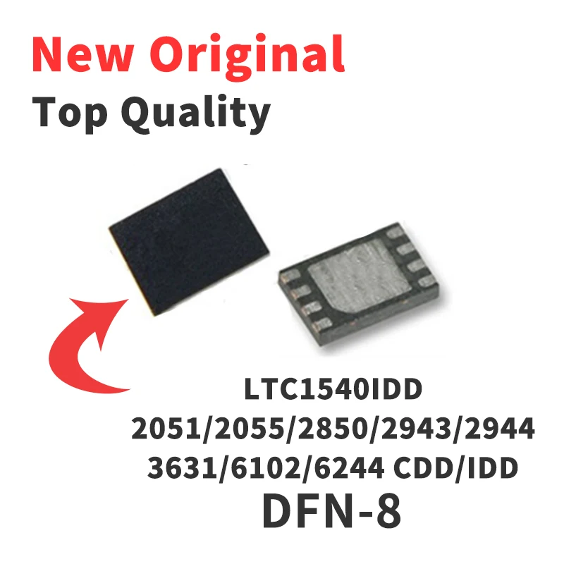 LTC6102IDD novo original, LTC3631IDD, LTC2944IDD, LTC2943IDD, LTC2850IDD, LTC2055IDD, LTC1540IDD, LTC2051IDD, LTC6244IDD, DFN-8,