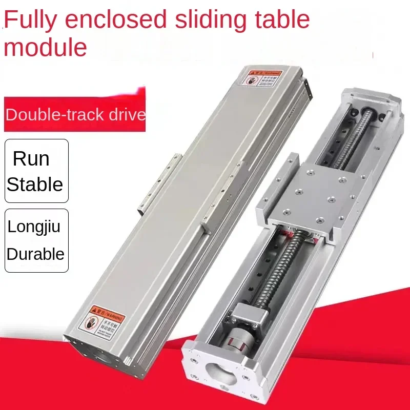 Fully Enclosed Heavy-Duty Electric Precision Linear Guide Screw Slide Module Dustproof Sealed Workbench