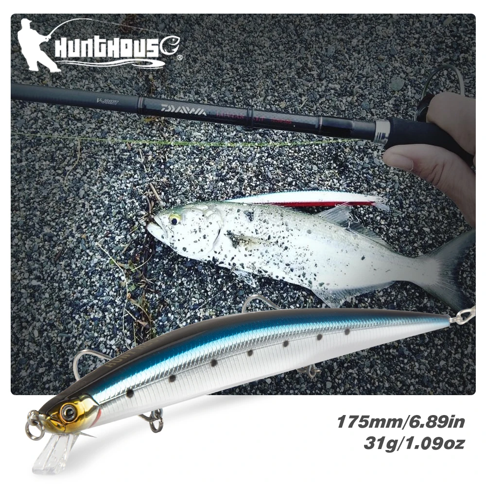 

Рыболовные приманки Hunthouse, приманка в виде гольяна, приманка в виде приманки, приманка в виде гольяна, приманка для рыбной ловли, плавающая п...