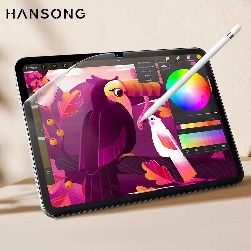 1pcs Paper Feel Screen Protector For iPad Pro 12.9 2021 2020 2018 Matte Protective Film For iPad Pro 12.9 2017 2015 Write Film