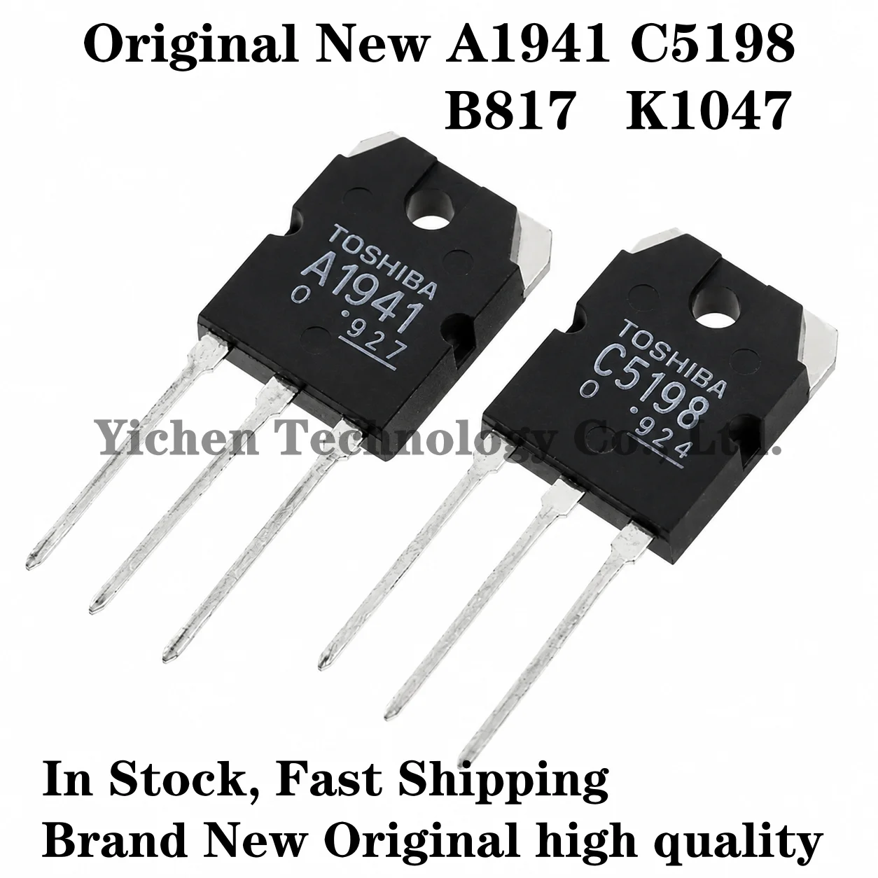 10pcs New Original  disassembly Transistor 2SA1941 2SC5198 TO-3P 2SD1047 2SB817 A1941 C5198 D1047 B817