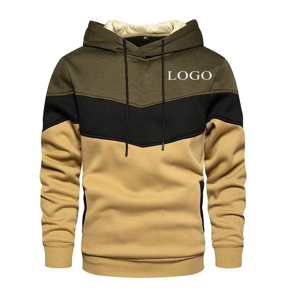 Men's and Women's 3-color Hooded Sweatshirts, with Their Own Design, Brand Logo, Personalized Images Anytime, Anywhere, Fashiona