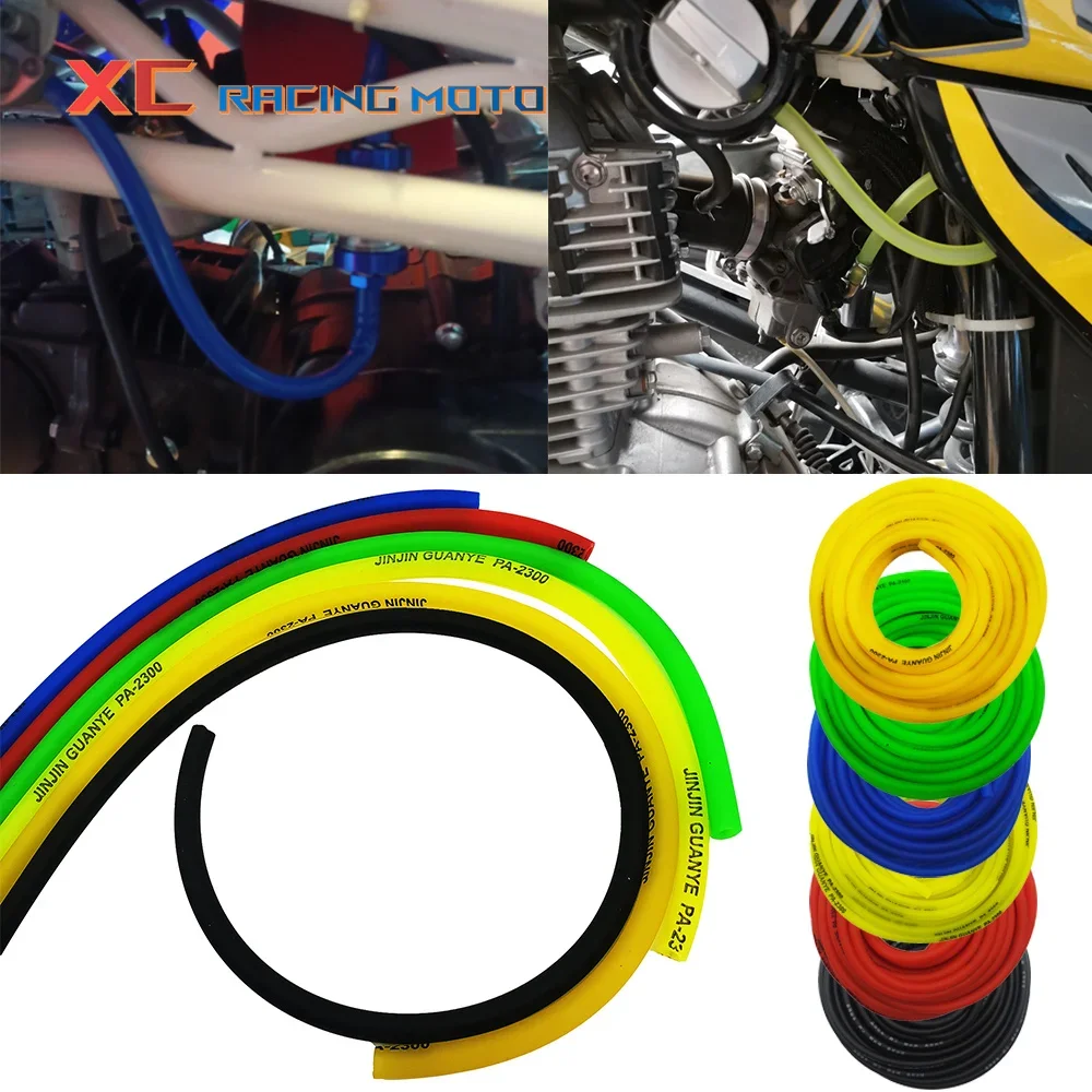 1 Meter 3 M 5 M Motorrad Kraftstofffilter Motorrad Schmutz Schlauchleitung Benzinrohr Kraftstoff Gas Öl Rohr für KTM Honda Yamaha Kawasaki Suzuki