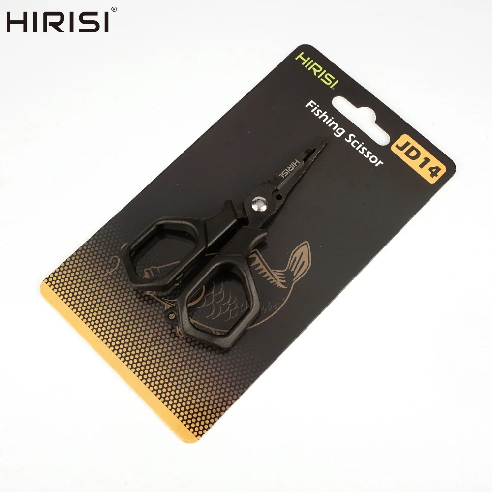 Hirisi Fishing Line Cutter Braid Scissors, Anti-Rust Blades, Comfort Anti-Slip Handle for Fishing Tools JD13 Fishing Accessories