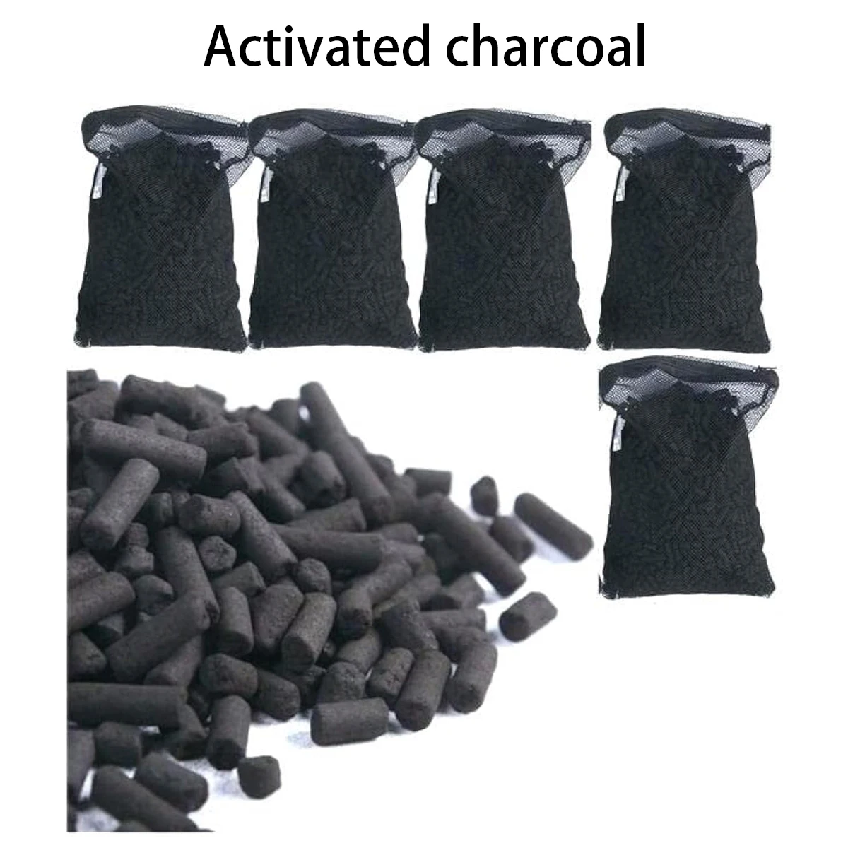 Premium Activated Carbon Charcoal Pellets Filter for Aquarium Fish Tanks Koi Pond Canister Filter Reef Filters Air Filter & AC
