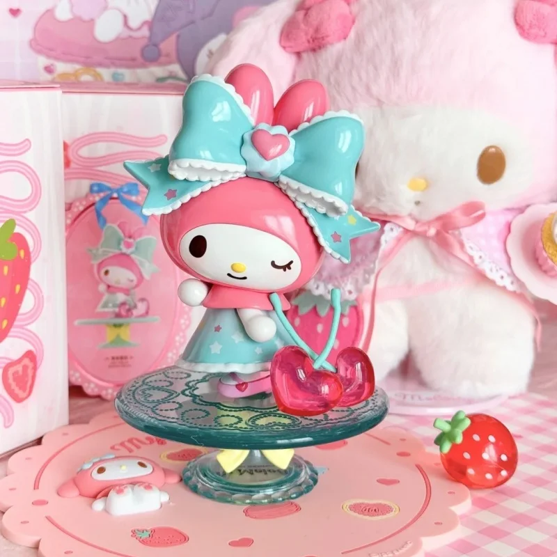 Neue Sanrio My Melody Nachmittagstee Serie Blind Box Kawaii Action-figuren Sammlung Mystery Box Puppe Dekoration Mädchen Geschenk Spielzeug