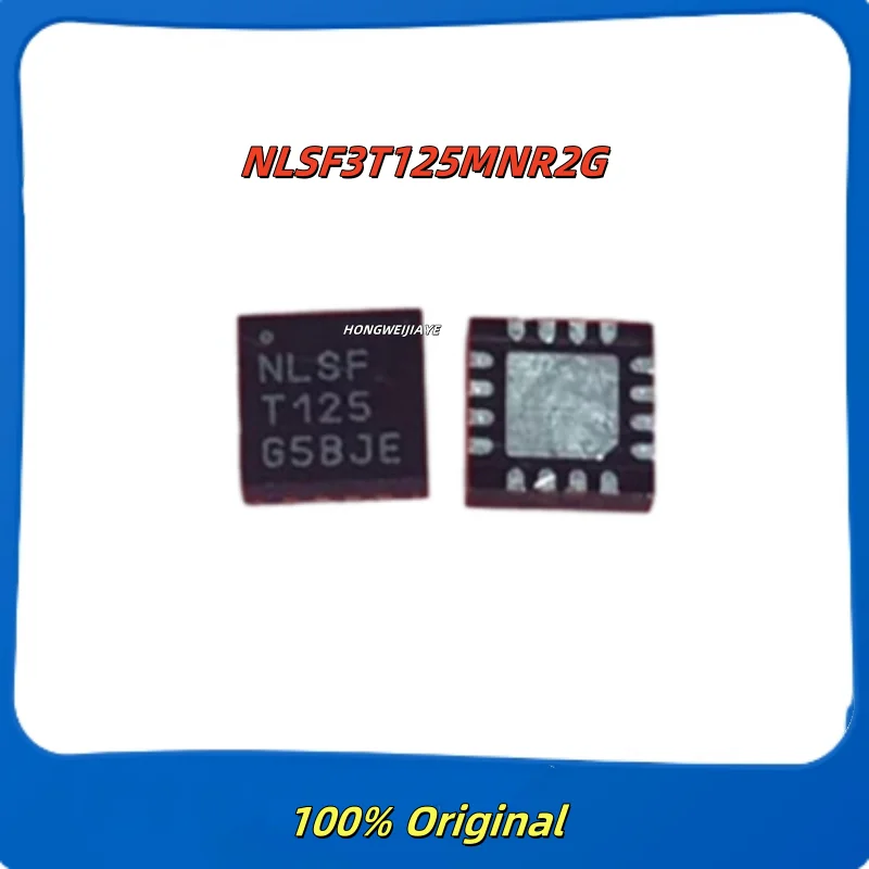 

10PCS 100% New NLSF3T125MNR2G NLSFT125 QFN-16 Brand New Original Chips ic