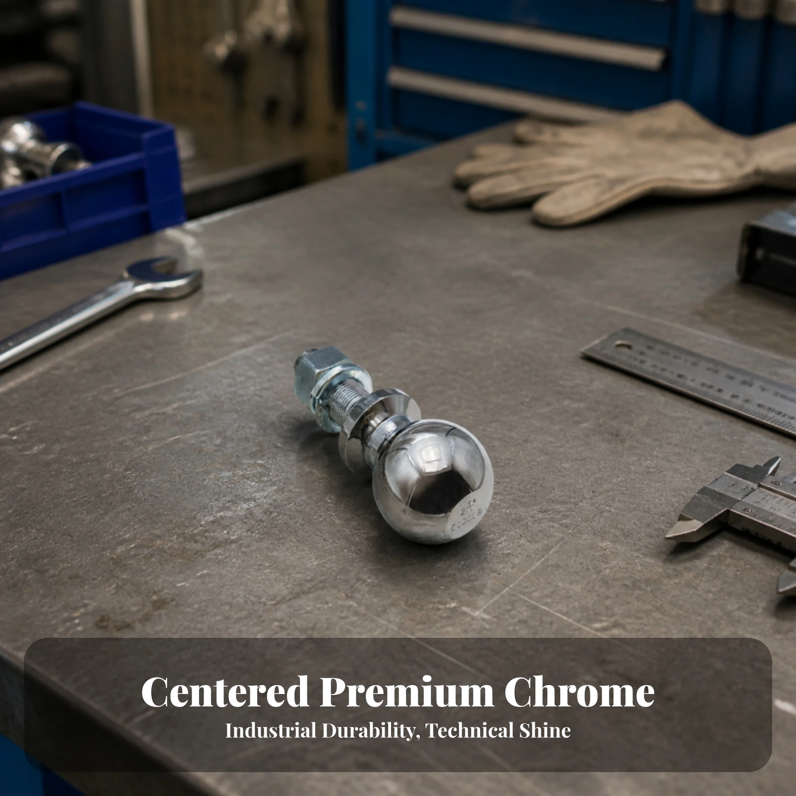 Trailer Hitch Ball Heavy-Duty Trailer Hitch Ball with Shank Long-Lasting Reliable for RV Owners, Towing
