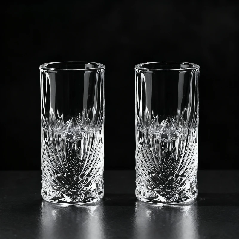 

20 мл, 2 шт., наборы, креативные бокалы, роскошные бокалы для вина, вечерние маленькие бокалы для коктейлей, рождественские подарки, изысканный бокал для вина с рисунком