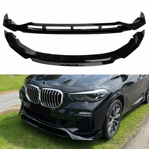 BMW X5 G05 2019 - 2023 Max 스타일 앞 범퍼 스플리터 립 스포일러 디퓨저 커버 가드 바디 키트 30i 40i 35i 30d M50 M 스포츠