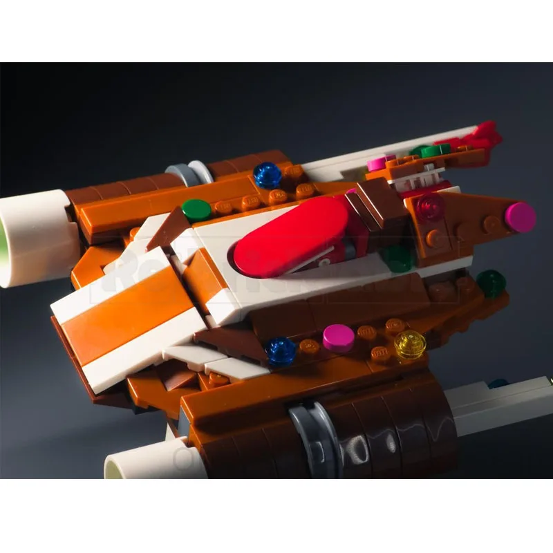 Space MOC-238322 Bouwstenen Peperkoek Space War Series Hot Movie Kerst Creatieve Baksteen Model Onderwijs Speelgoed Accessoires