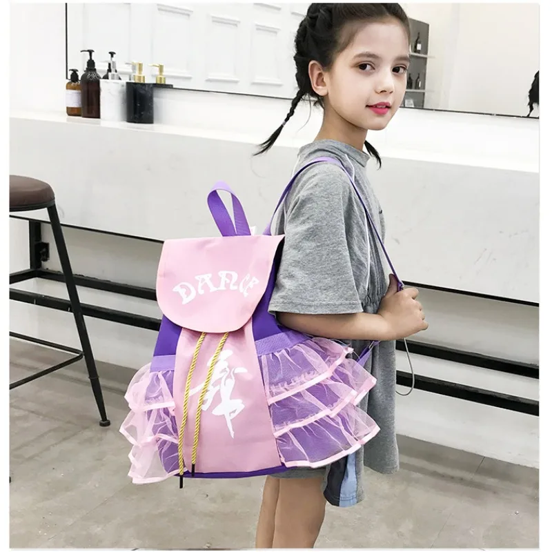 

Cute and Cartoon Childrens Dance Backpack Girl Princess Bag with Waterproof Function Lightweight Comfortable and Breathable