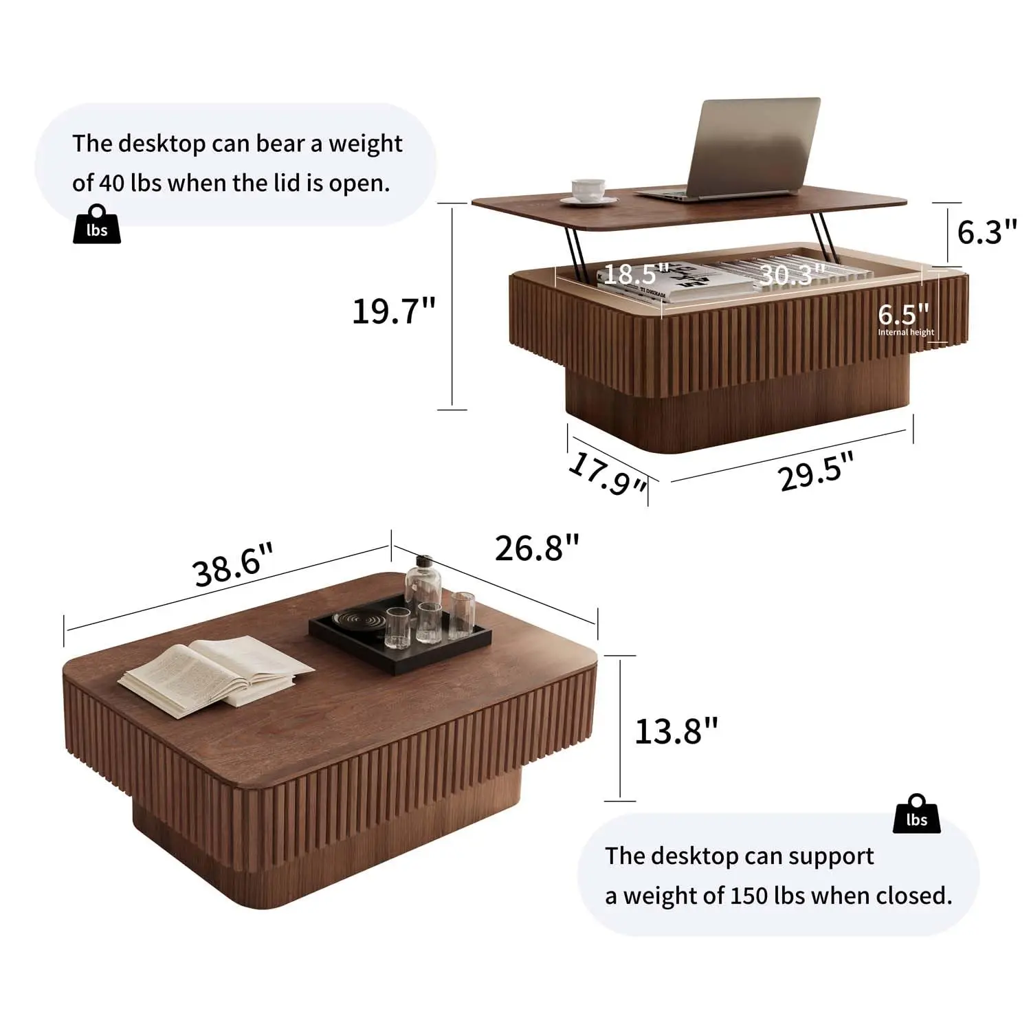 Thumbnail 2 - #15 Compare Lift Top Coffee Tables Before You Buy