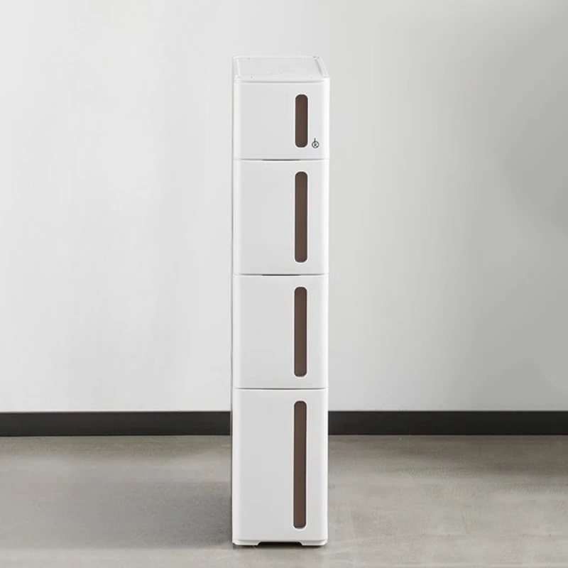 Multi Layer Storage Drawers Narrow Seam Drawer Storage Bathroom Kitchen Refrigerator Seam Cabinet Toilet Organizer Accessories