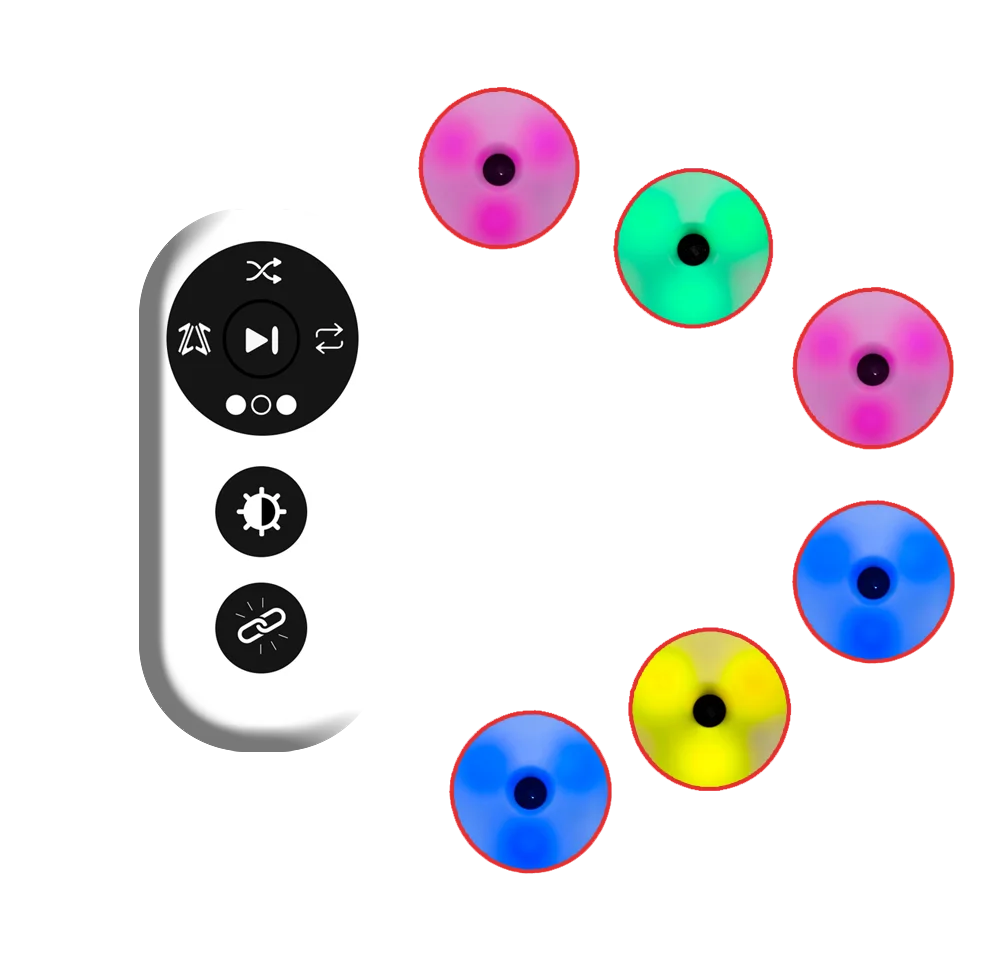 

Высокоскоростная тренировочная лампа Agile Reaction с 6 красными огнями, спортивное развлекательное оборудование для баскетбола, футбола, бокса, гандбола