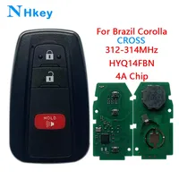 NH key For Toyota Corolla Cross ln Brazil HYQ14FBN Remote Control Key 4A Chip 312/314MHz 2+1 Buttons
