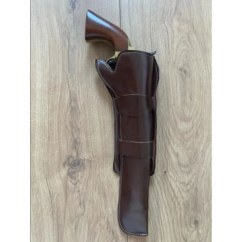 Étui en cuir pour pistolet à chasse à feu Steampunk Renaissance Pirate, accessoire de cosplay pour Halloween, accessoires de capitaine buccanier