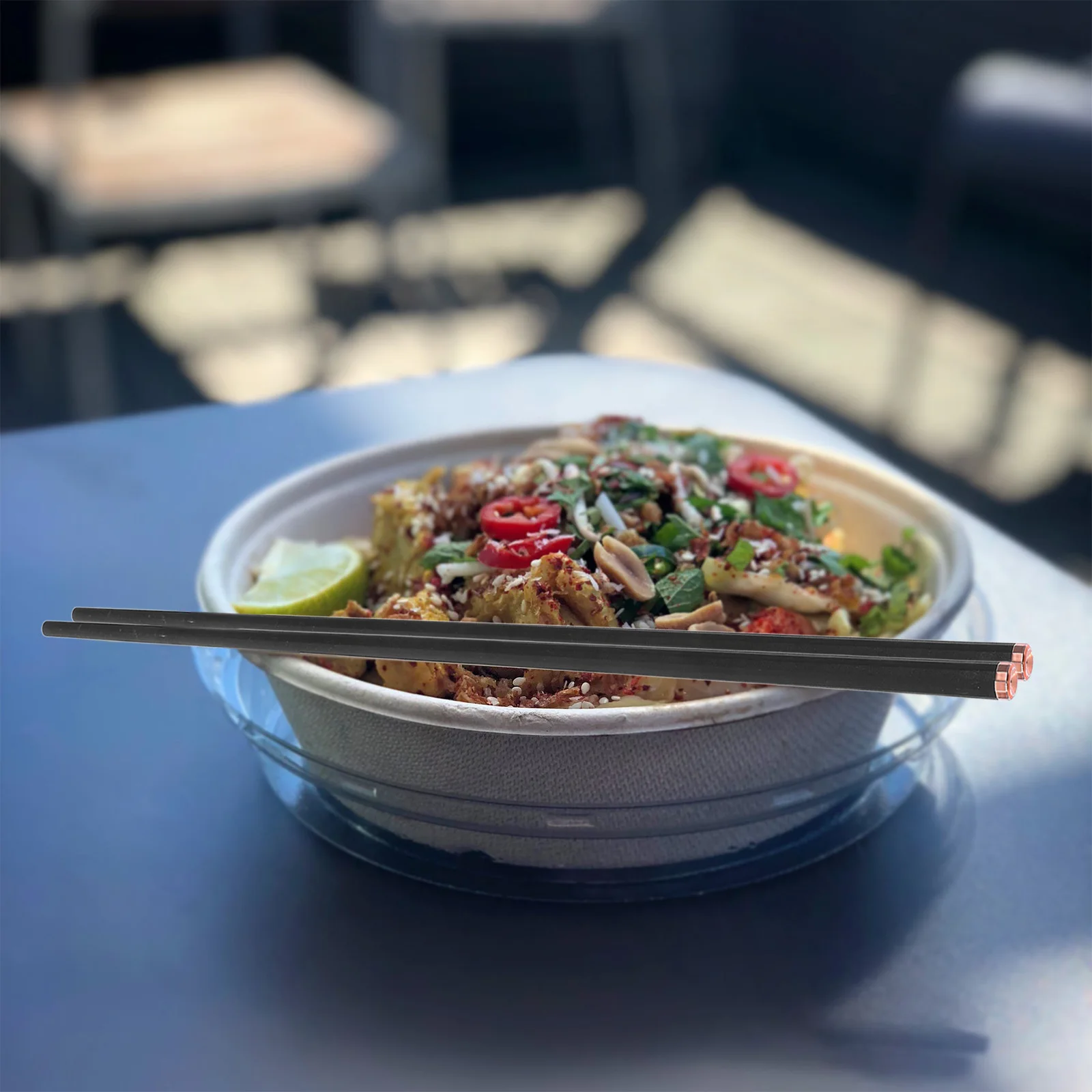 

5Pairs Sturdy Fiberglass Chinese Style Chopsticks Reusable Non-Skid Household Restaurant Cooking Chopsticks Chopsticks,