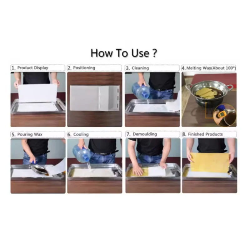 DIY Honeycomb Bee Wax Silicone Machine Foundation Beeswax Sheets Mold Flexible Beeswax Foundation Press Mould Beekeeper Candle