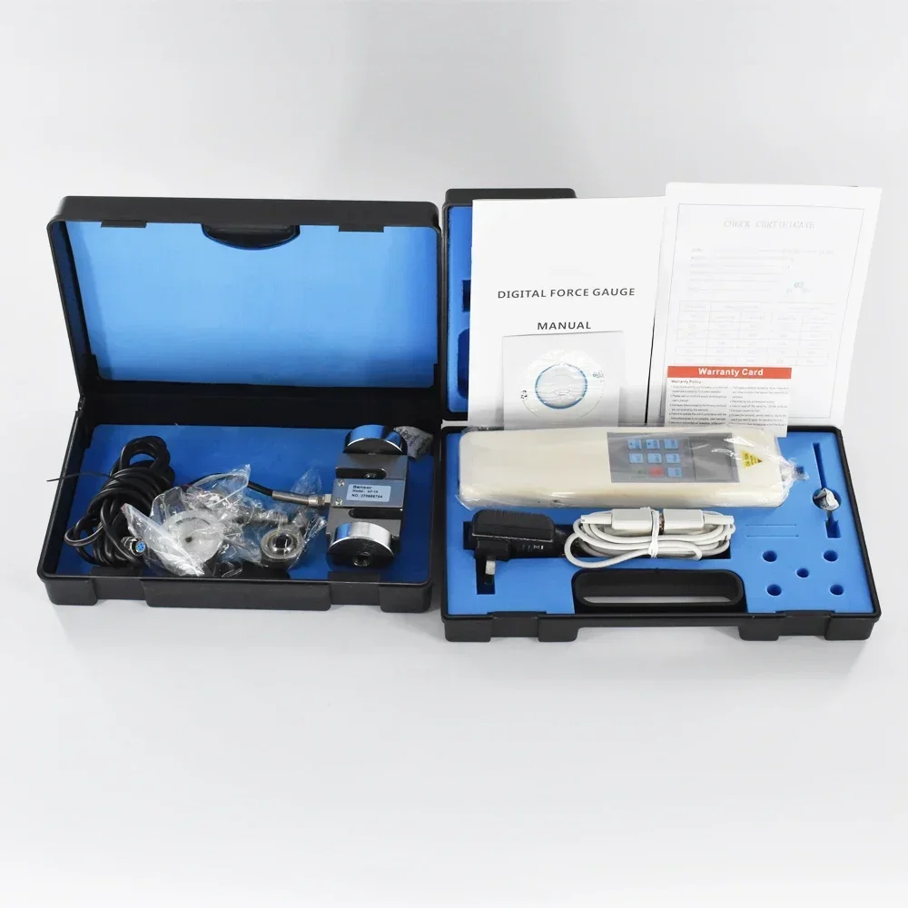 

Digital Force Gauge HF-1000 Pull Push Force Meter External Sensor Dynamometer HF-1K Test Equipment