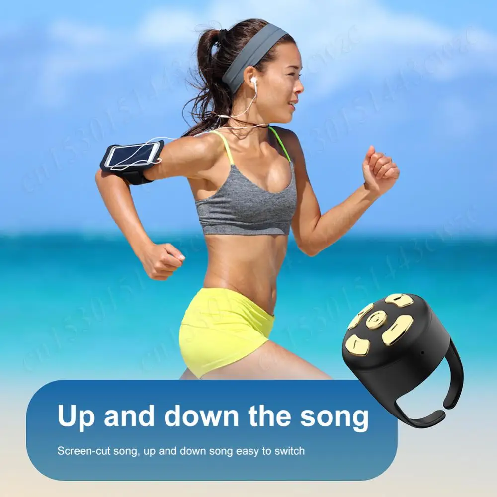 Per TikTok Scrolling Ring Finger Telecomando Compatibile con Bluetooth 5.0 Finger Remote Camera Registrazione video remota