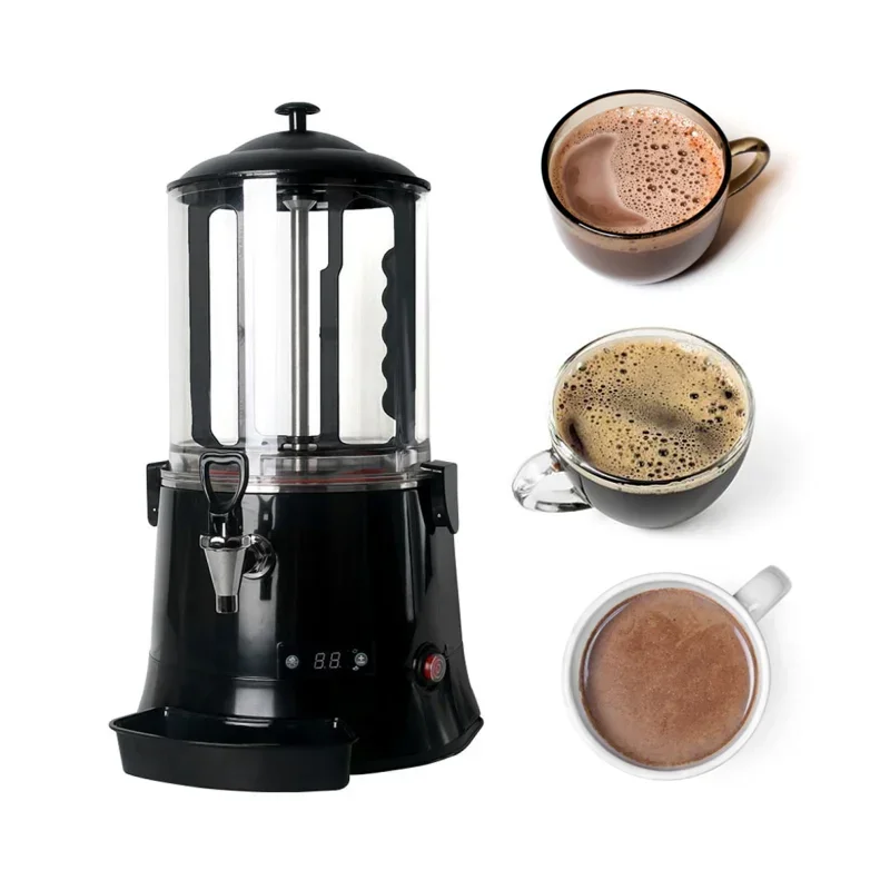 5L 10L Hot Chocolate Dispenser  hot Cocoa Chocolate Beverage Dispenser Warmer Milk Warmer 110V 220V 50-60HZ