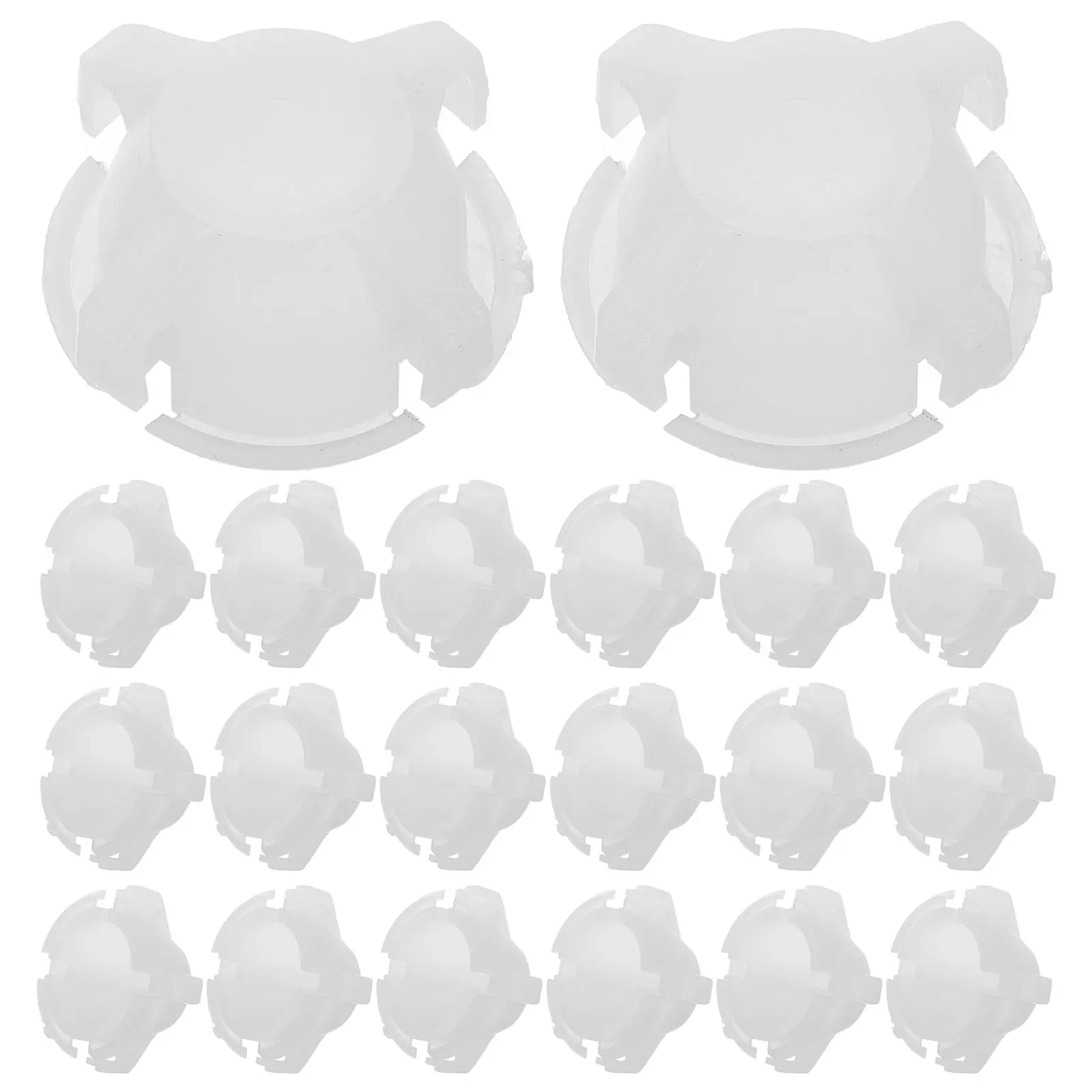 

20pcs Wiper Clamp Car Arm Hole Protection Pad Auto Bushing Bottom Buckle Windshield Wiper Arm Hole Adapter Replacing Cover
