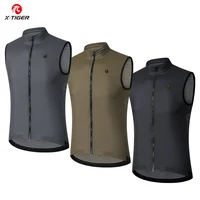 X-TIGER chaleco ligero para ciclismo, chaqueta, camisetas para hombre, almacenamiento portátil, resistente al viento, Jersey sin mangas para ciclismo, ropa para bicicleta