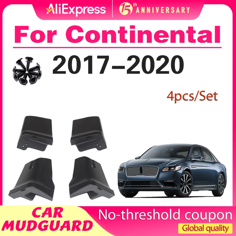 

For Lincoln Continental 2017~2020 2018 2019 MK10 Car Mudguards Mudflap Mudguard Splash Guards Mud Flaps Fender Auto Accessories