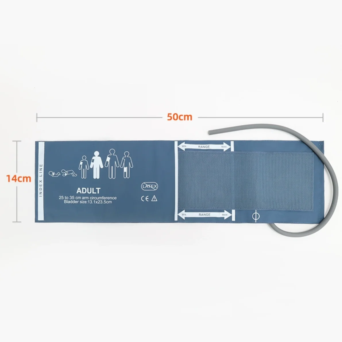 5pcs 25-35cm Adult Reusable Single NIBP Blood Pressure Cuff