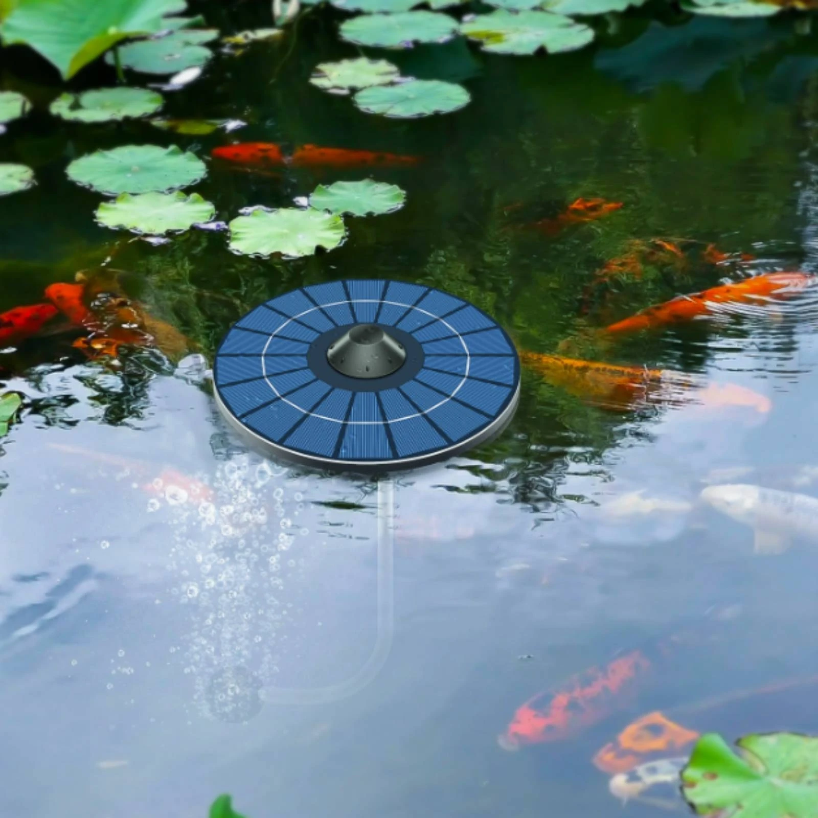 Solar Aerator Pump Air Stone Aeration Stone Pond Aerator for Aquatic Aquarium
