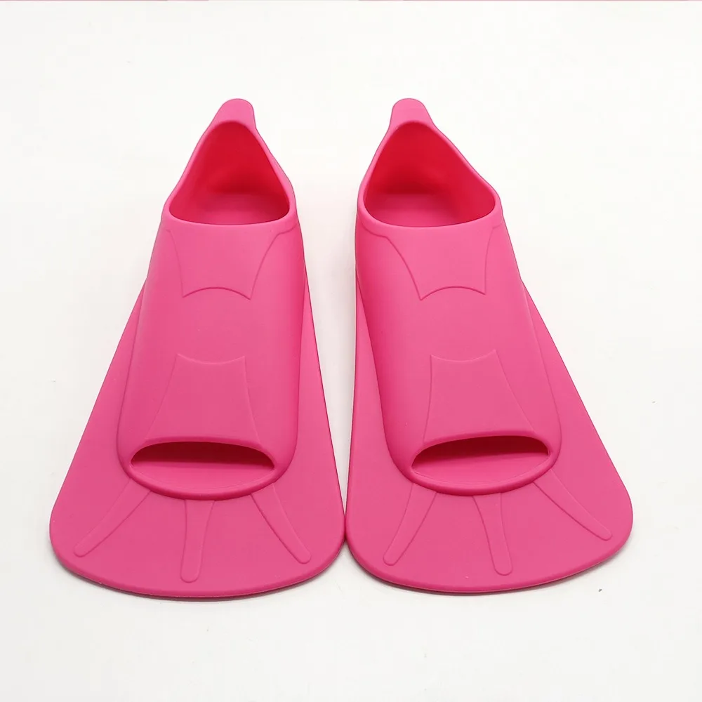 

Children Adult Silicone Swimming Professional Diving Fins Short Fins Freediving Snorkel Boots Training Swimming Gear