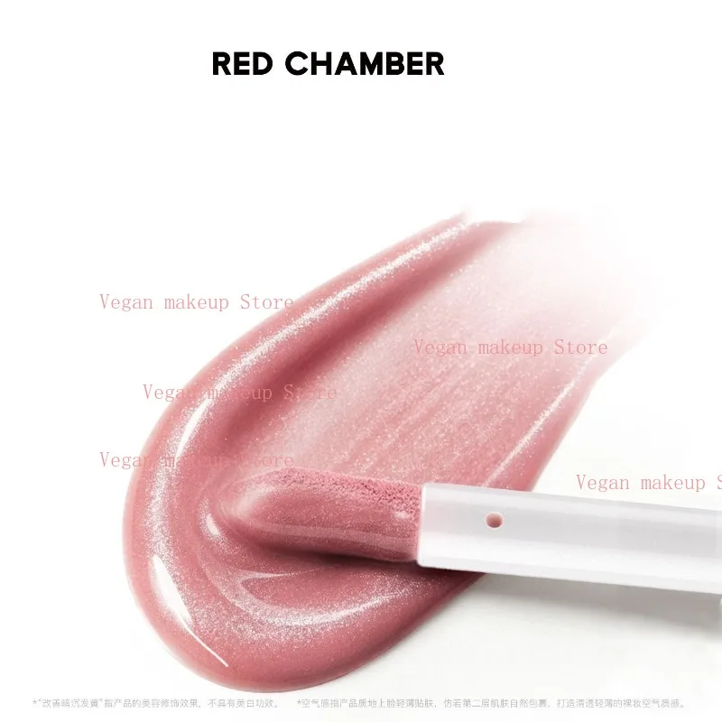 RED CHAMBER Liquid Blush & Highlighter Brightening for A Lifted Look,Natural Dewy Glow, 2-in-1 Multi-Use Cheek & Face Tint