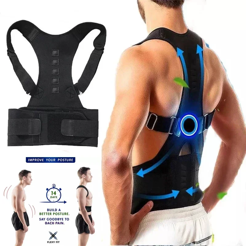 

Back Posture Correction Adjustable Training Equipment Adult Men And Women Sitting Posture Correction Belt Shoulder Straight Back