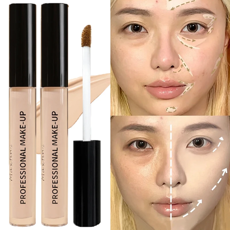 Vollständige Abdeckung Akne Augenringe Concealer Creme Wasserdicht Befeuchten Öl Kontrolle Matte Flüssigkeit Concealer Gesichts Make-Up Kosmetik