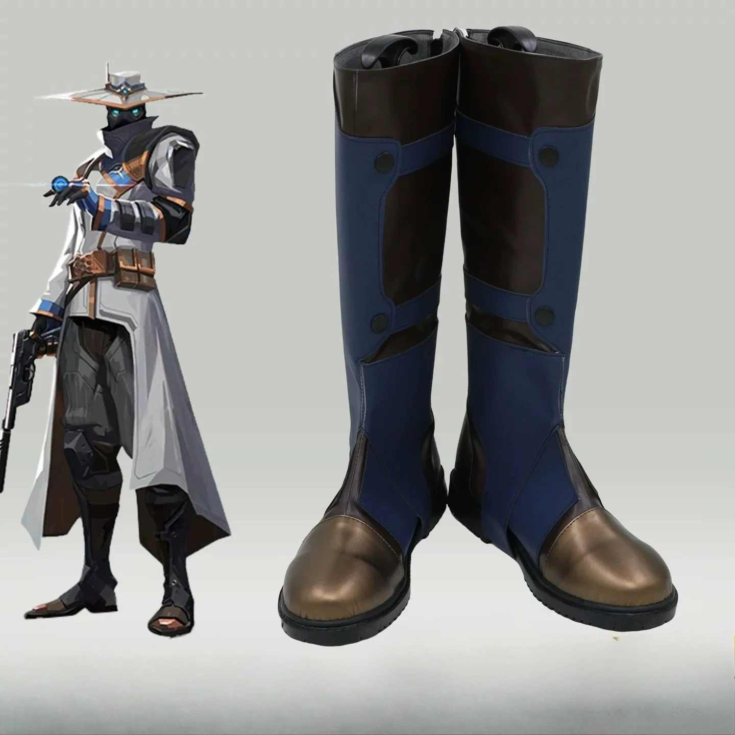 chaussures-de-cosplay-anime-cypher-valorany-bottes-accessoires-de-costume-d'halloween-accessoires-fabriques