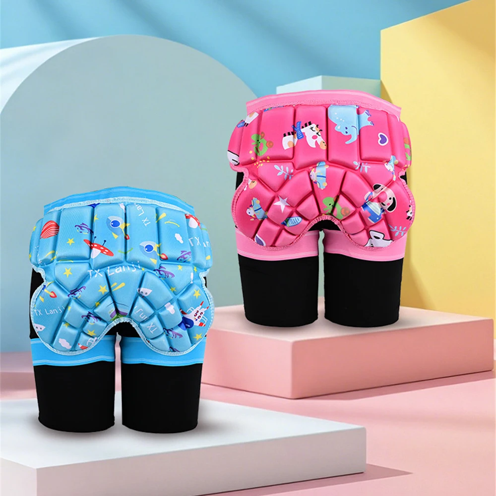 Original Broiton Skate Protector Buttock protection Child Skate Protective Shorts Kids Skiing Snowboard Safty Pad Hip Protector