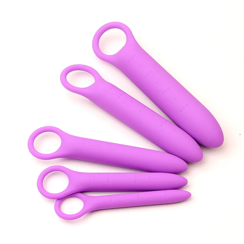 5 Sizes Set Soft Silicone Dildos Waterproof Ruler Ass Plug Anal Female Male Anal Toys Masturbator Massager Adult Sex Toy