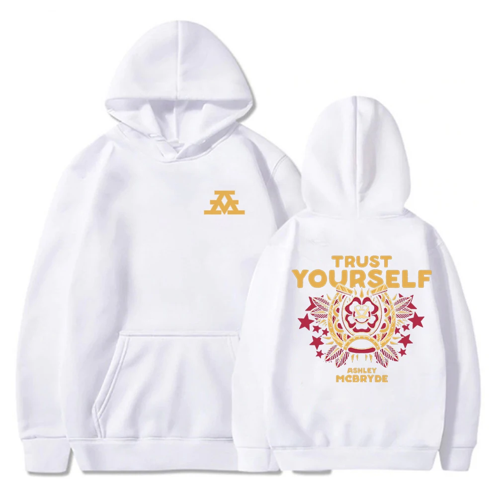 Ashley McBryde Trust Yourself Hoodie The Devil I Know Tour Merch Pop Singer Long Sleeve Sweatshirts Women Men's Clothes